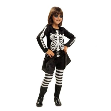 Fato Menina Esqueleto